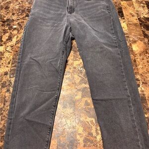 American Eagle Outfitters Women’s Charcoal Curvy Mom Jeans